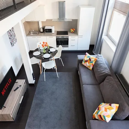 Modern Loft-apartments In Lägenhet