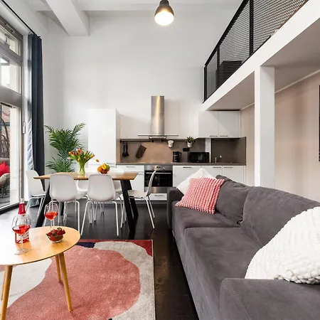 Modern Loft-apartments In Lägenhet