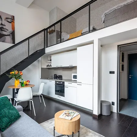 Modern Loft-apartments In Lägenhet